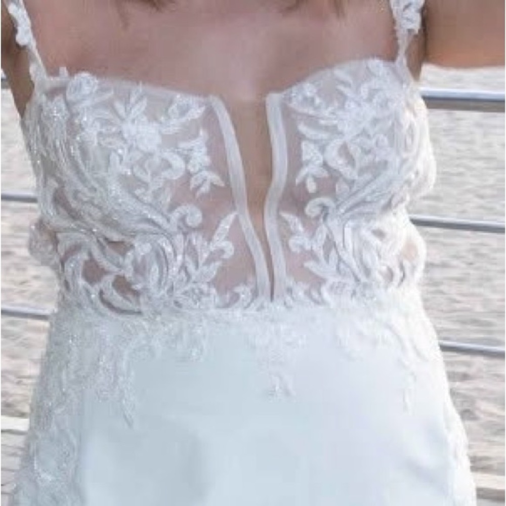Madi Lane WHITTNEY Wedding Dress – Serene Collection | Size 14 | $2,200 Retail - Picture 7 of 16